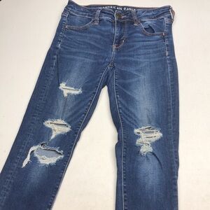 VINTAGE AMERICAN EAGLE JEGGING JEANS 4/27x26 🦅